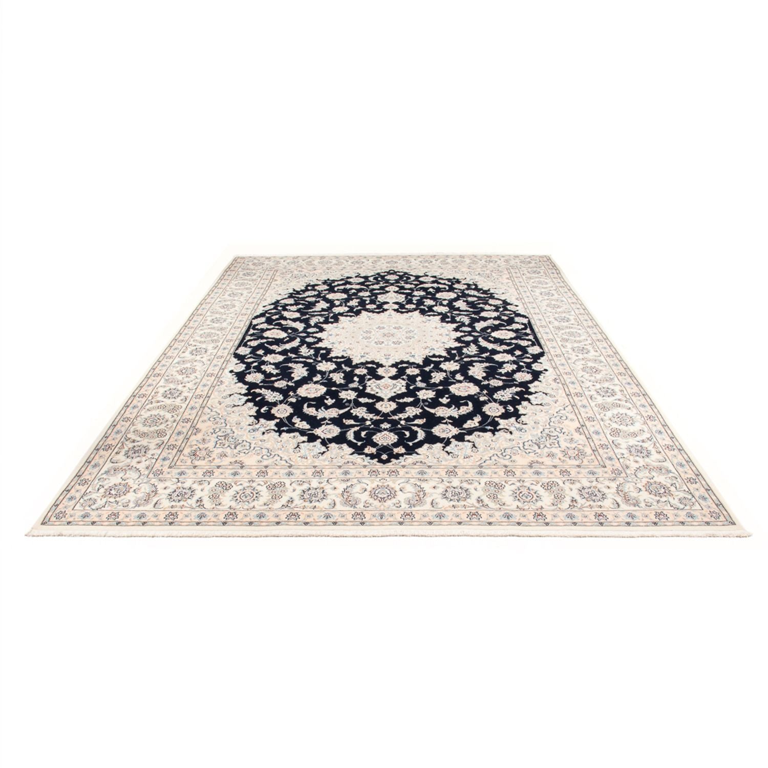 Tappeto Persero - Nain - Premio - 351 x 247 cm - blu scuro