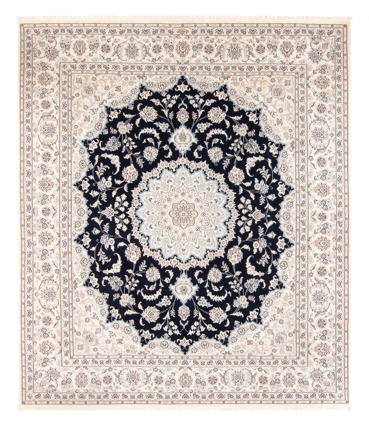 Tappeto Persero - Nain - 266 x 223 cm - blu scuro