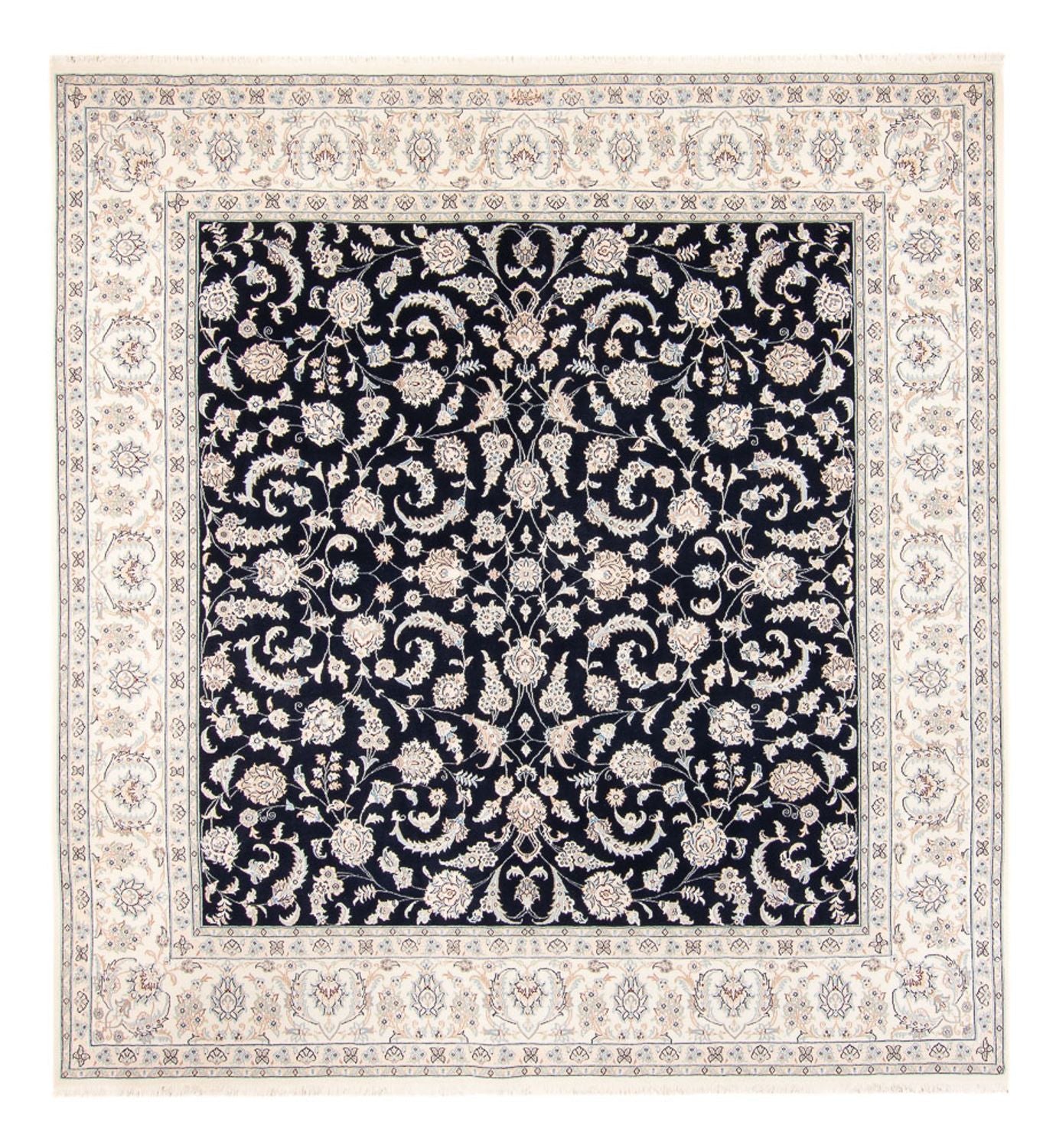 Tappeto Persero - Nain - 265 x 247 cm - blu scuro