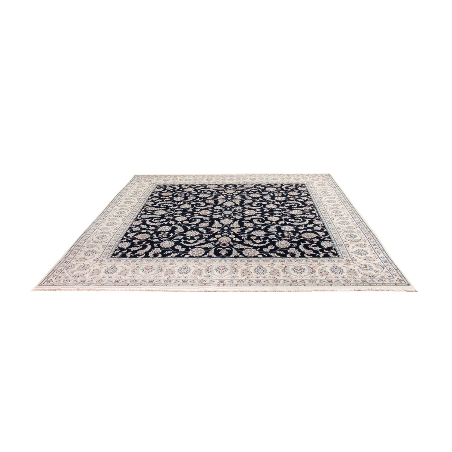 Tappeto Persero - Nain - 265 x 247 cm - blu scuro