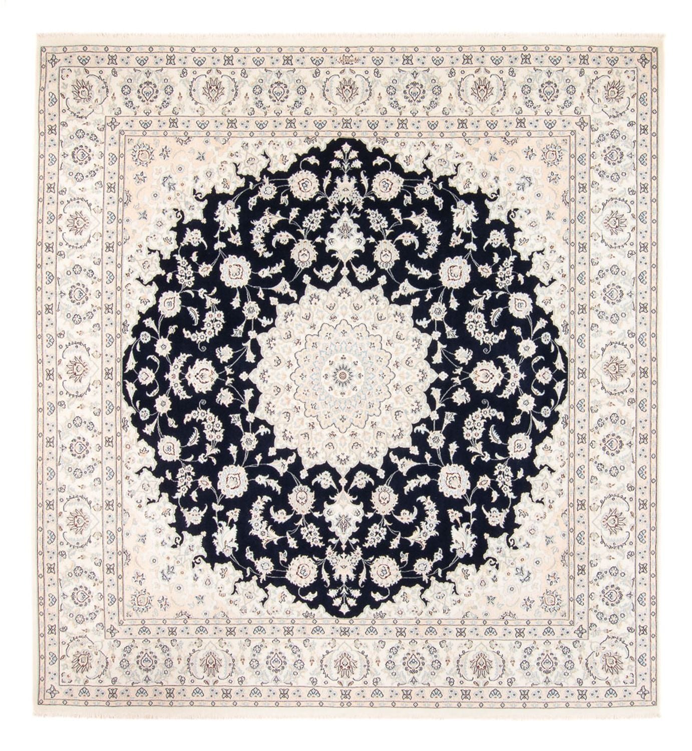 Tappeto Persero - Nain - 264 x 246 cm - blu scuro