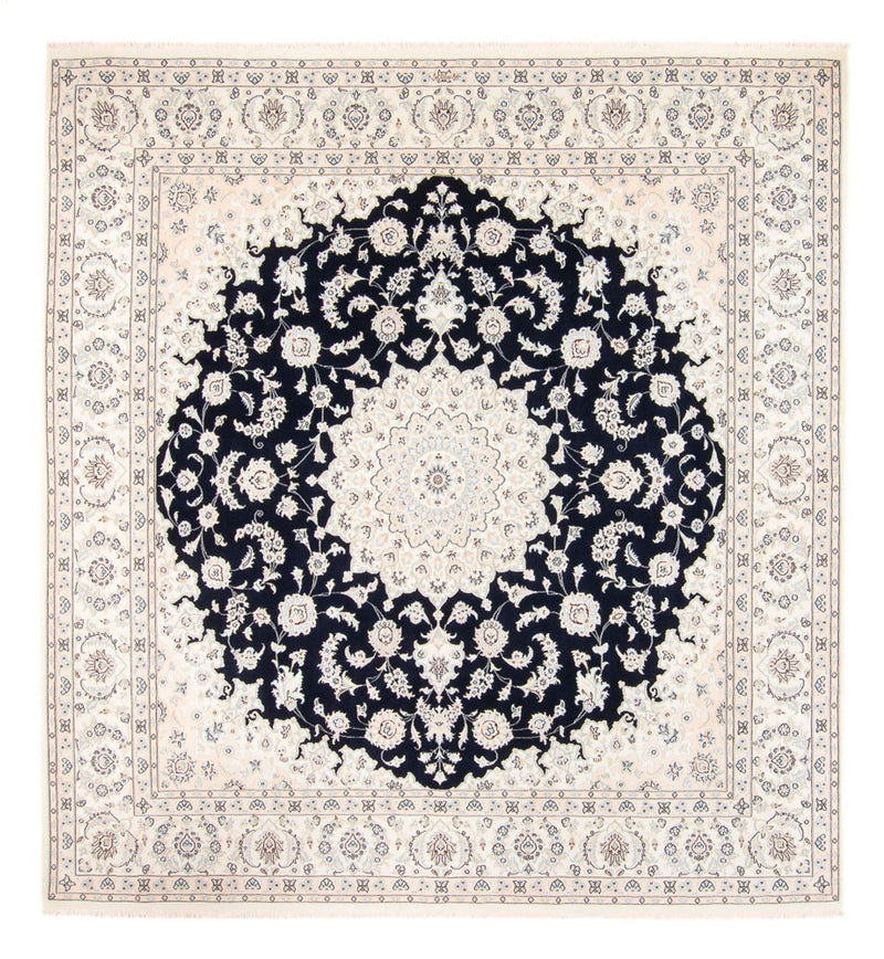 Tappeto Persero - Nain - 264 x 246 cm - blu scuro