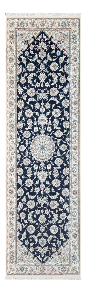 Tappeto corsia Tappeto Persero - Nain - Premio - 246 x 80 cm - blu scuro