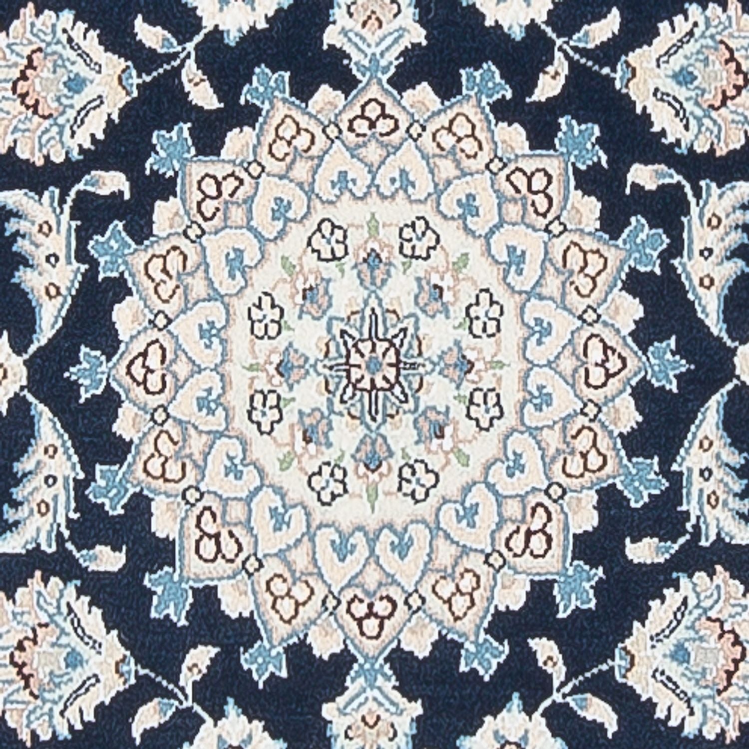 Tappeto corsia Tappeto Persero - Nain - Premio - 246 x 80 cm - blu scuro