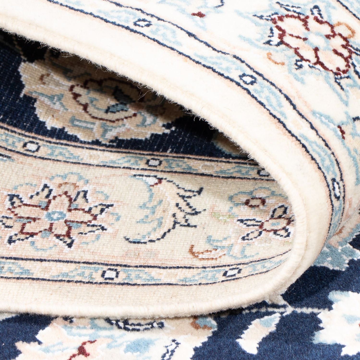 Tappeto corsia Tappeto Persero - Nain - Premio - 246 x 80 cm - blu scuro