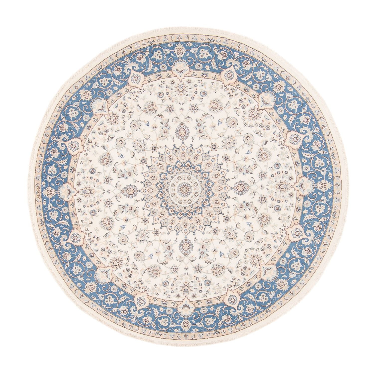 Tappeto Persero - Nain rotondo  - 200 x 200 cm - crema