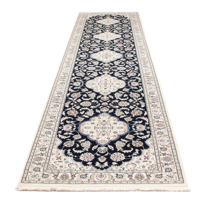 Tappeto corsia Tappeto Persero - Nain - Premio - 392 x 87 cm - blu scuro