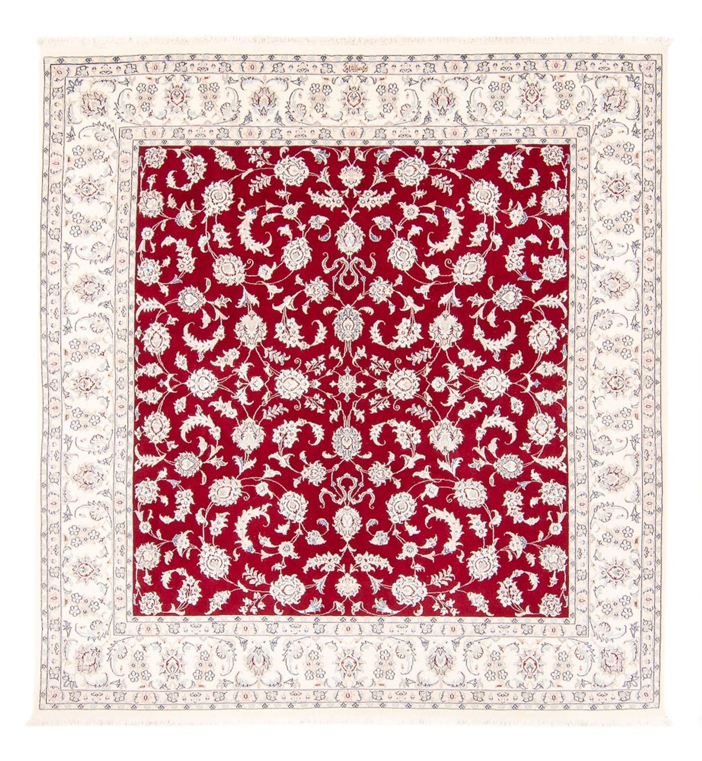 Tappeto Persero - Nain quadrato  - 215 x 195 cm - rosso
