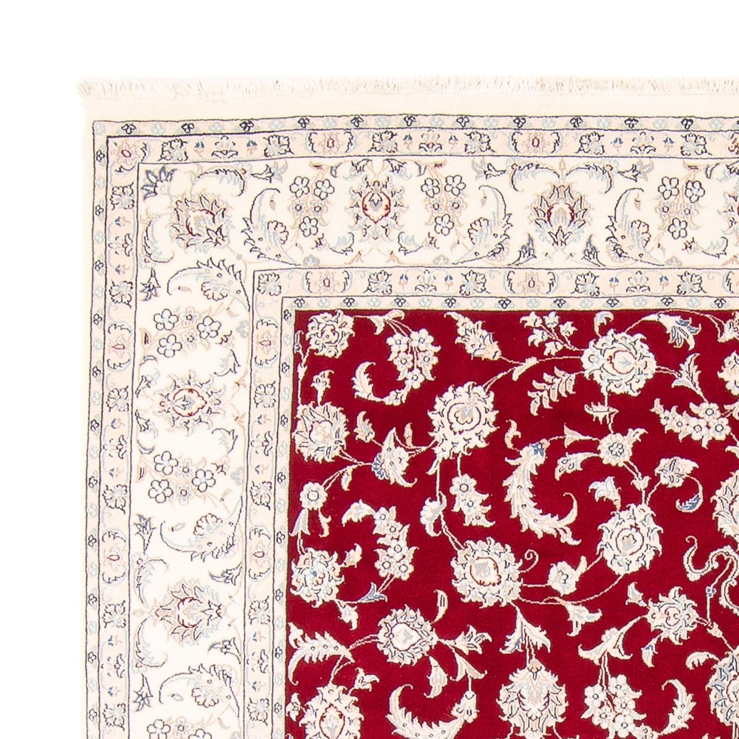 Tappeto Persero - Nain quadrato  - 215 x 195 cm - rosso
