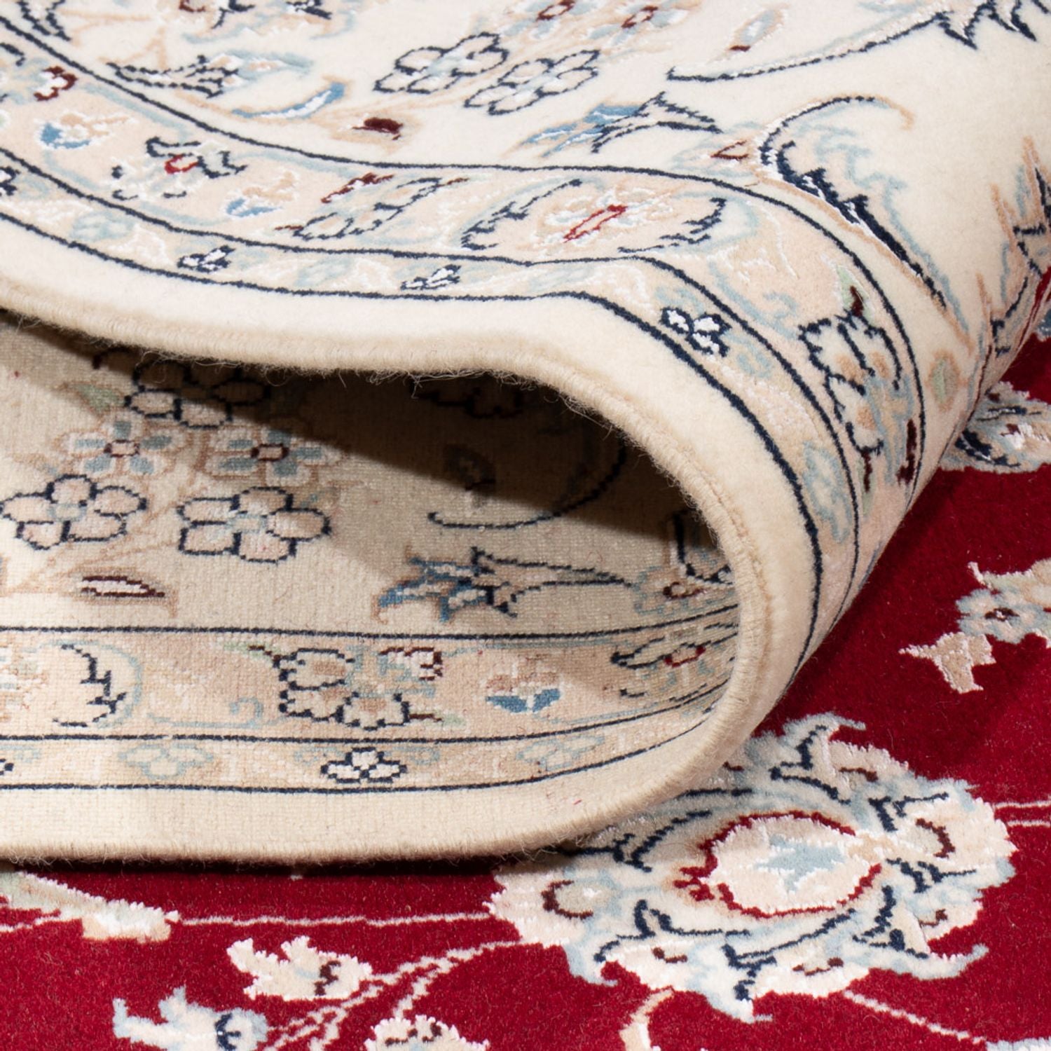 Tappeto Persero - Nain quadrato  - 215 x 195 cm - rosso