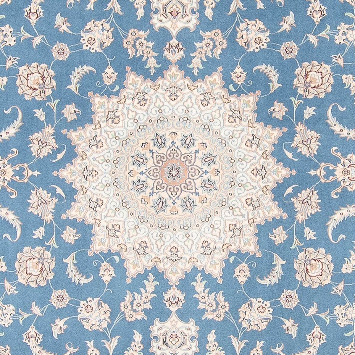 Tappeto Persero - Nain - 263 x 227 cm - blu