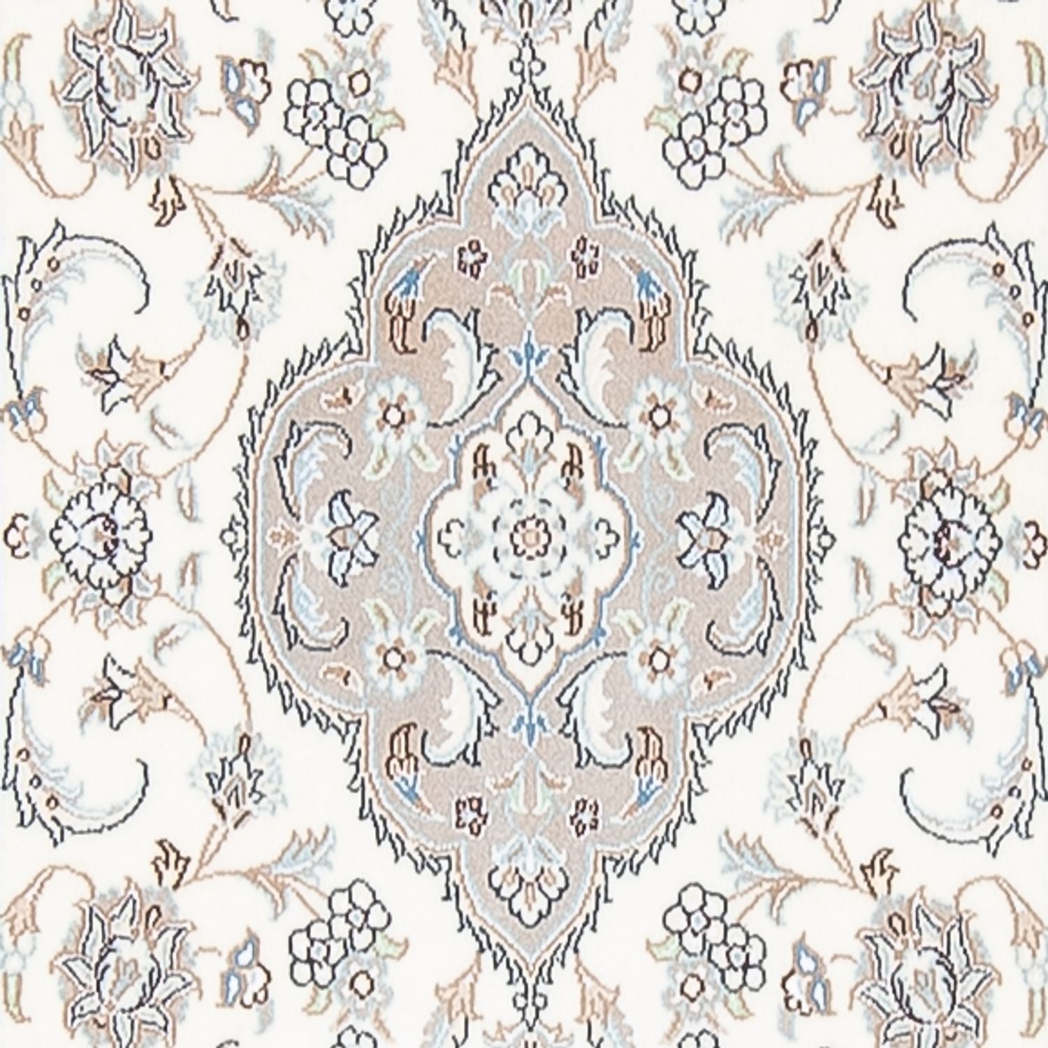 Tappeto corsia Tappeto Persero - Nain - Premio - 398 x 88 cm - crema