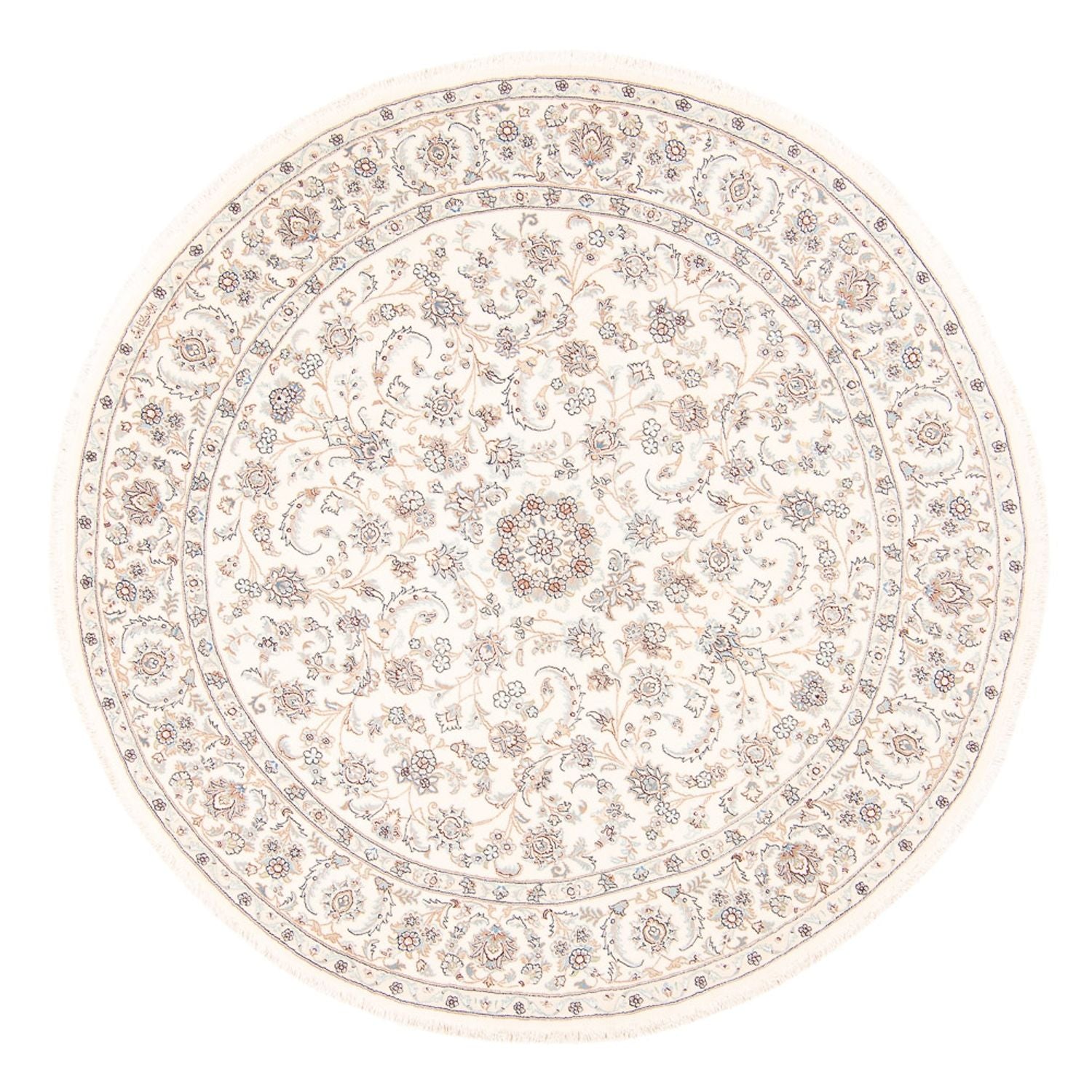 Tappeto Persero - Nain rotondo  - 203 x 200 cm - crema