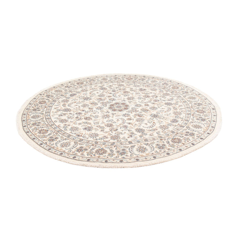 Tappeto Persero - Nain rotondo  - 203 x 200 cm - crema