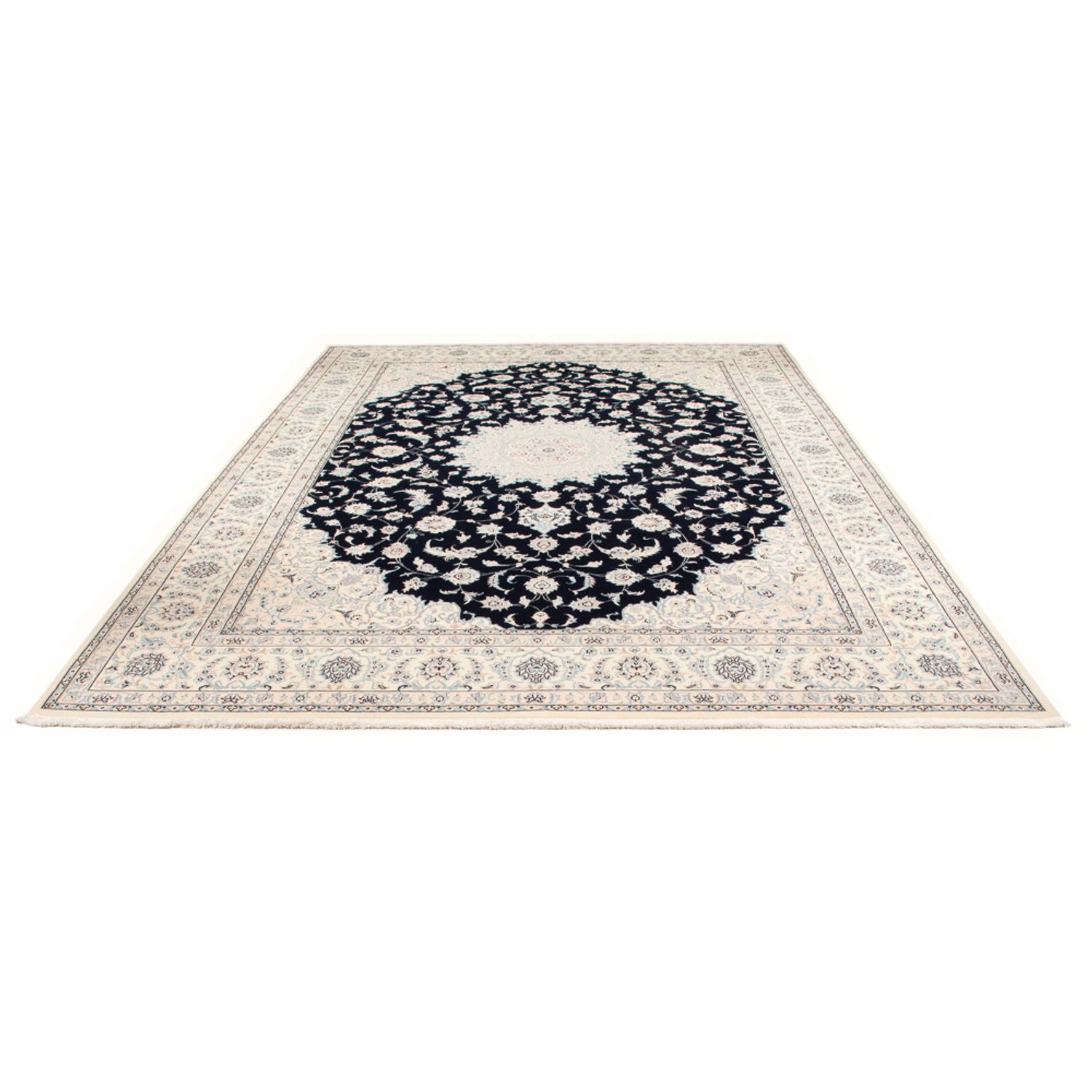 Tappeto Persero - Nain - Premio - 340 x 246 cm - blu scuro