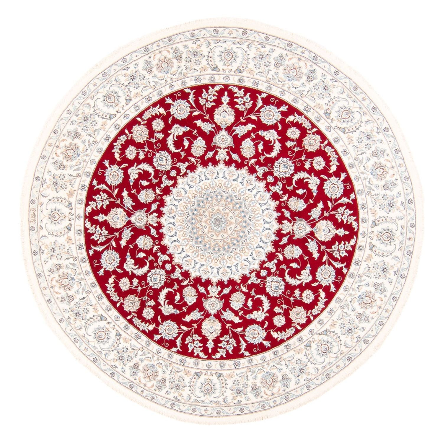 Tappeto Persero - Nain rotondo  - 200 x 200 cm - rosso