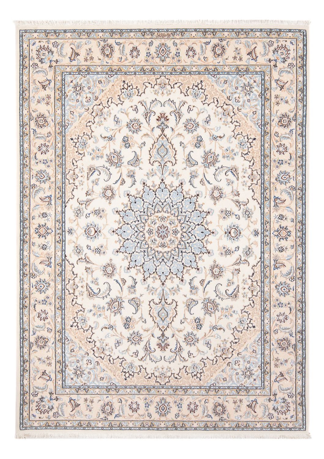 Tappeto Persero - Nain - Premio - 205 x 149 cm - crema