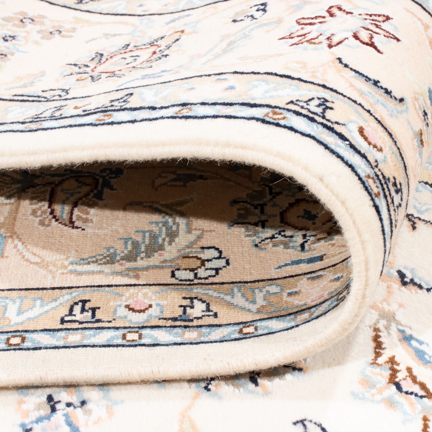 Tappeto Persero - Nain - Premio - 205 x 149 cm - crema