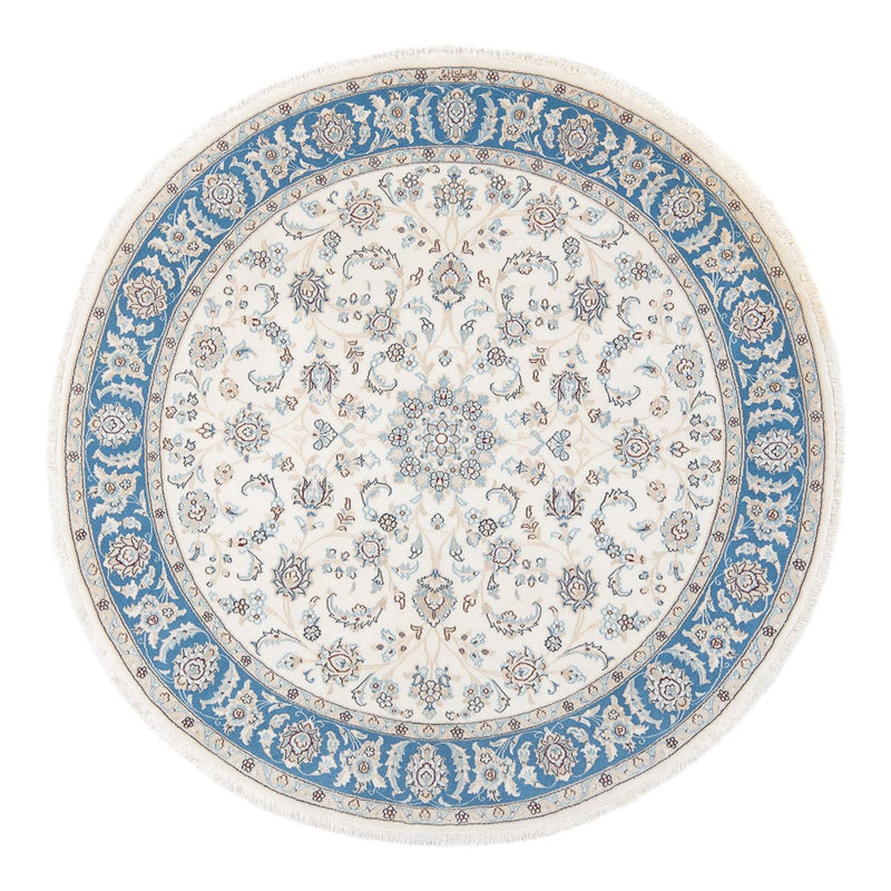 Tappeto Persero - Nain - Premio rotondo  - 149 x 149 cm - crema