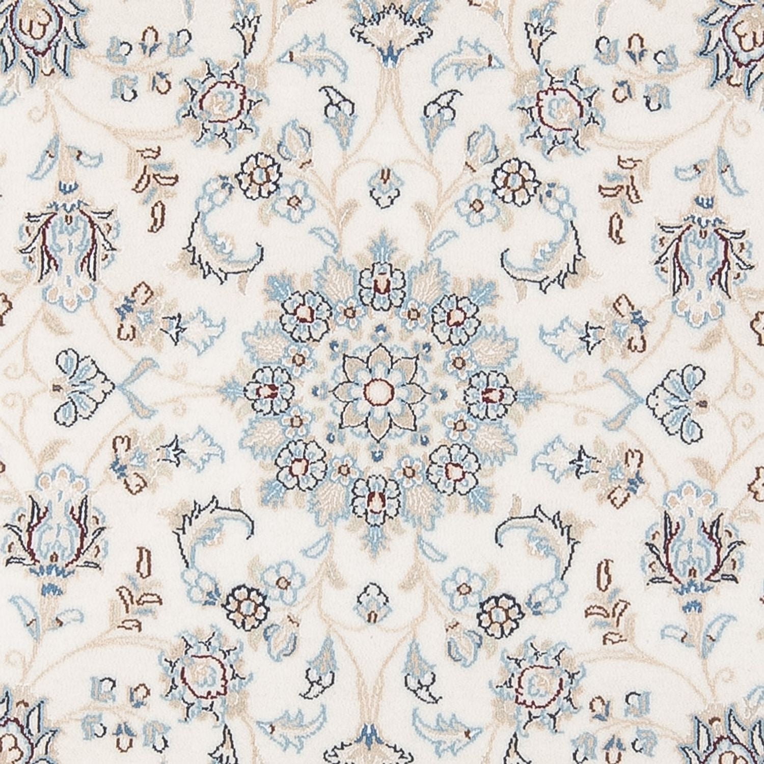 Tappeto Persero - Nain - Premio rotondo  - 149 x 149 cm - crema