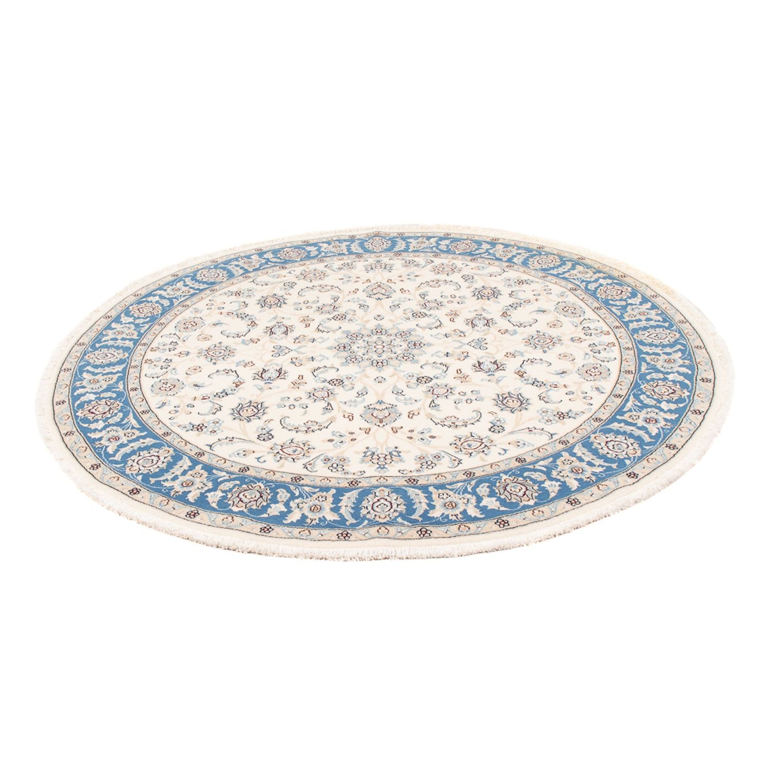 Tappeto Persero - Nain - Premio rotondo  - 149 x 149 cm - crema