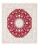 Tappeto Persero - Nain quadrato  - 210 x 194 cm - rosso