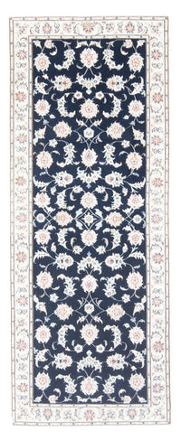 Tappeto corsia Tappeto Persero - Nain - Reale - 203 x 80 cm - blu scuro