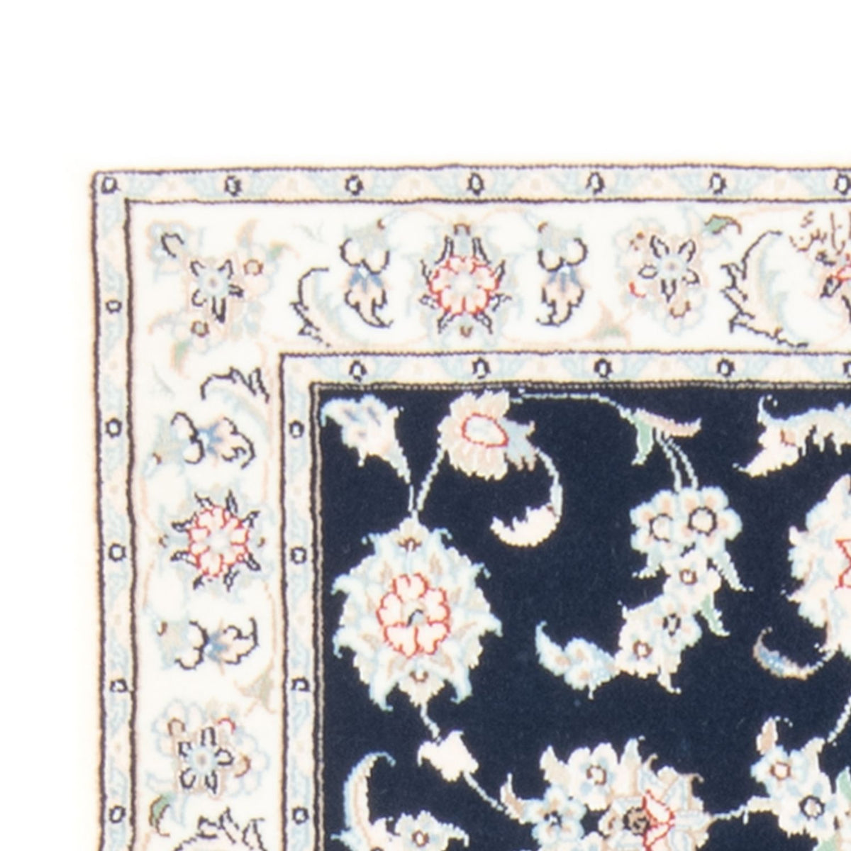 Tappeto corsia Tappeto Persero - Nain - Reale - 203 x 80 cm - blu scuro