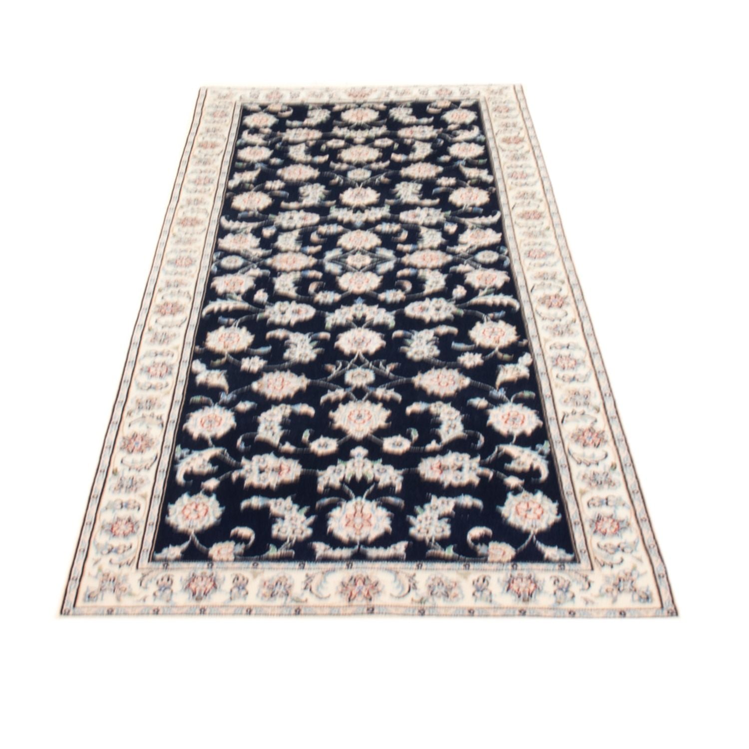 Tappeto corsia Tappeto Persero - Nain - Reale - 203 x 80 cm - blu scuro