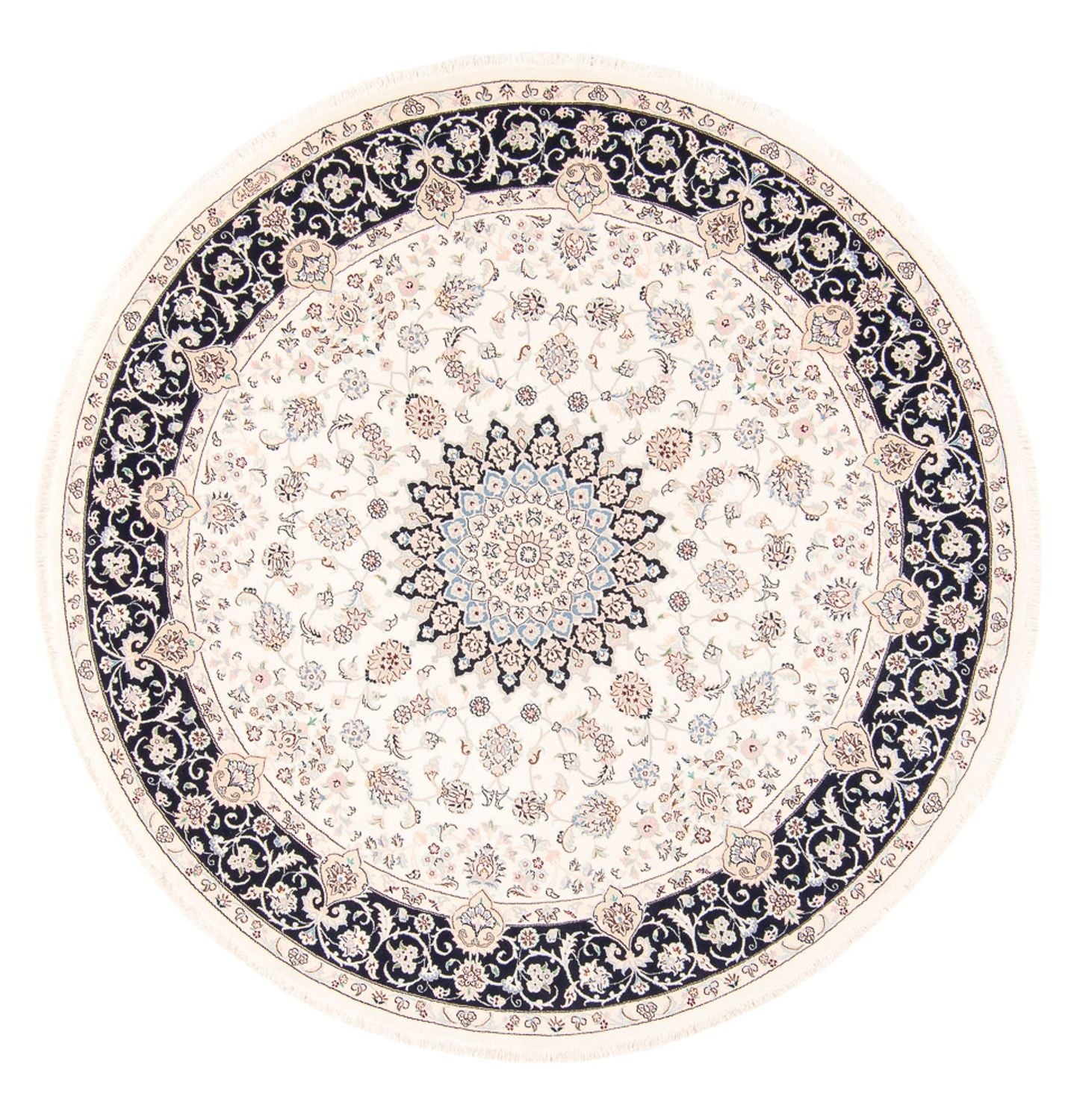 Tappeto Persero - Nain rotondo  - 200 x 200 cm - crema