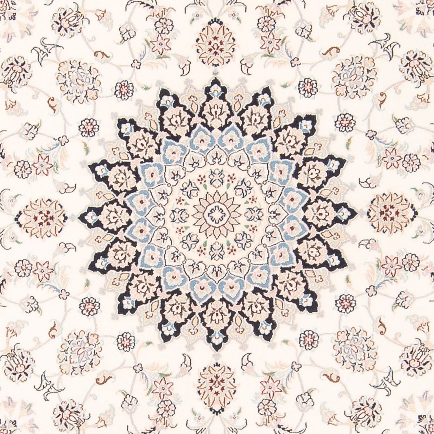 Tappeto Persero - Nain rotondo  - 200 x 200 cm - crema