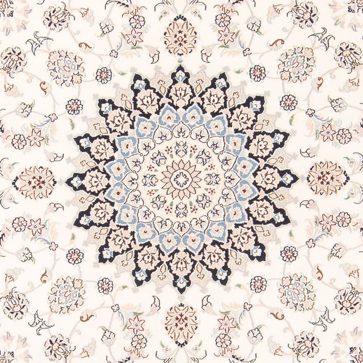 Tappeto Persero - Nain rotondo  - 200 x 200 cm - crema