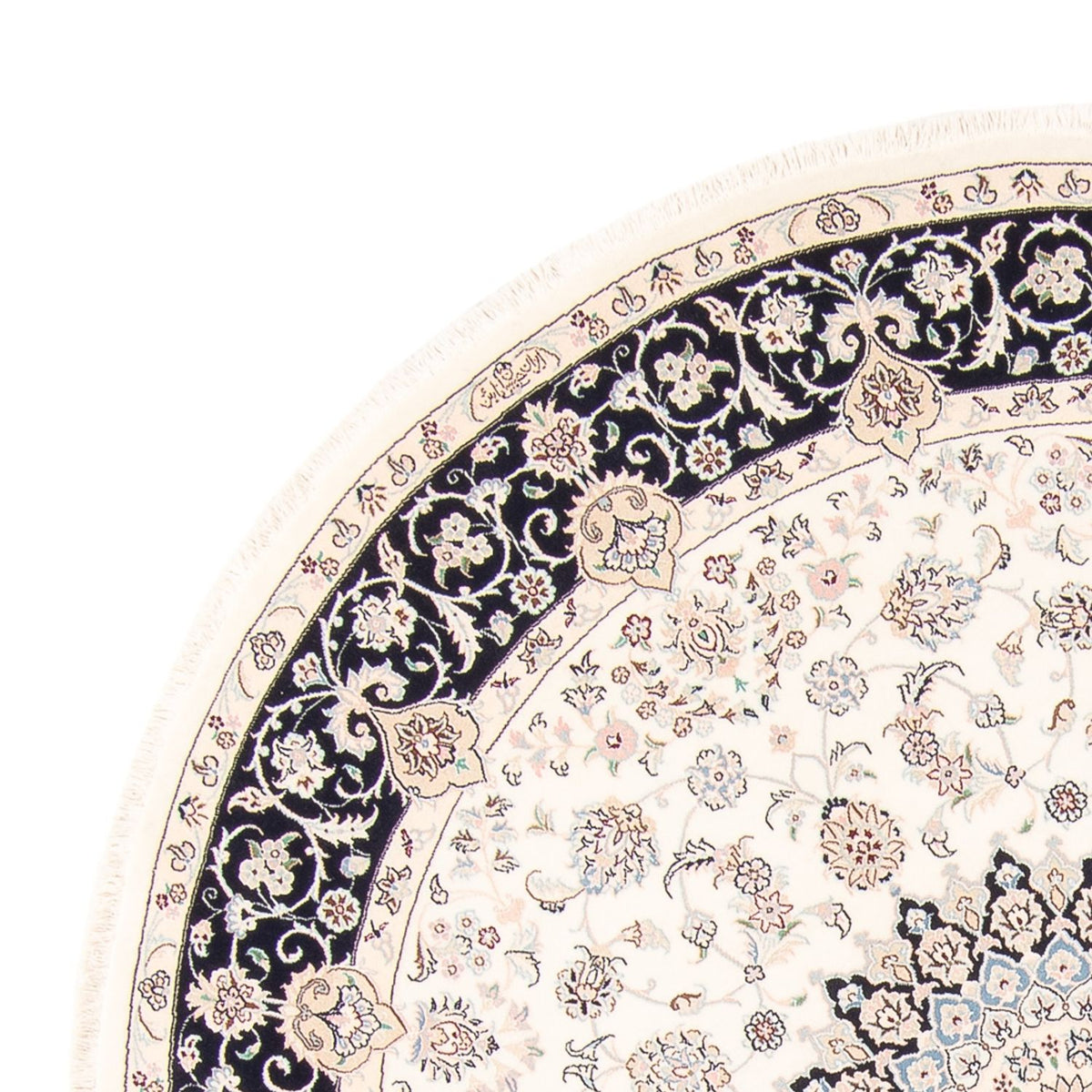 Tappeto Persero - Nain rotondo  - 200 x 200 cm - crema