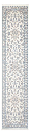 Nain - 6La Tappeto 84x340cm - Tappeto persiano - Passatoia / Crema / 84 x 340 cm Passatoia