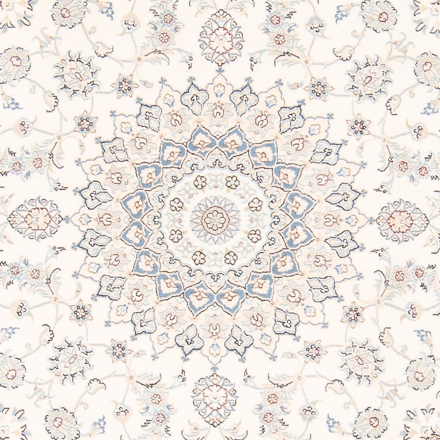 Tappeto Persero - Nain rotondo  - 200 x 200 cm - crema