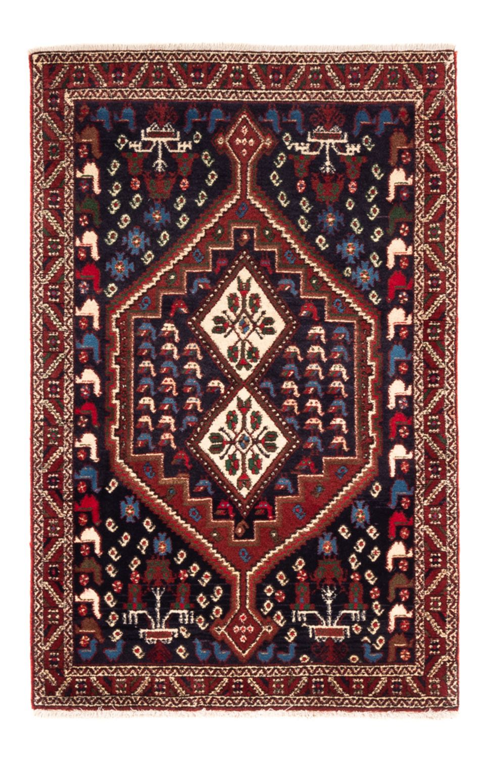 Tappeto Persero - Nomade - 150 x 97 cm - blu scuro