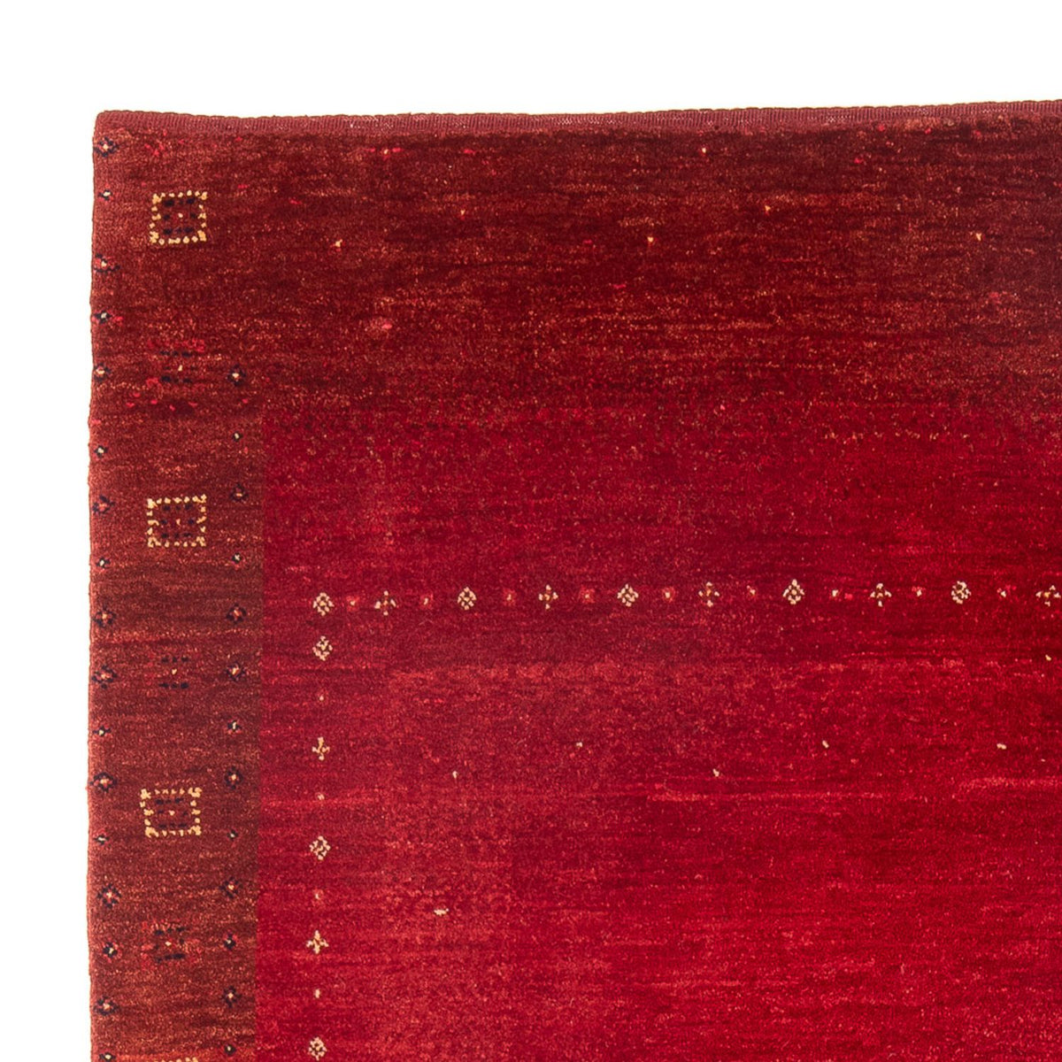 Tappeto Gabbeh - Persero - 193 x 150 cm - rosso