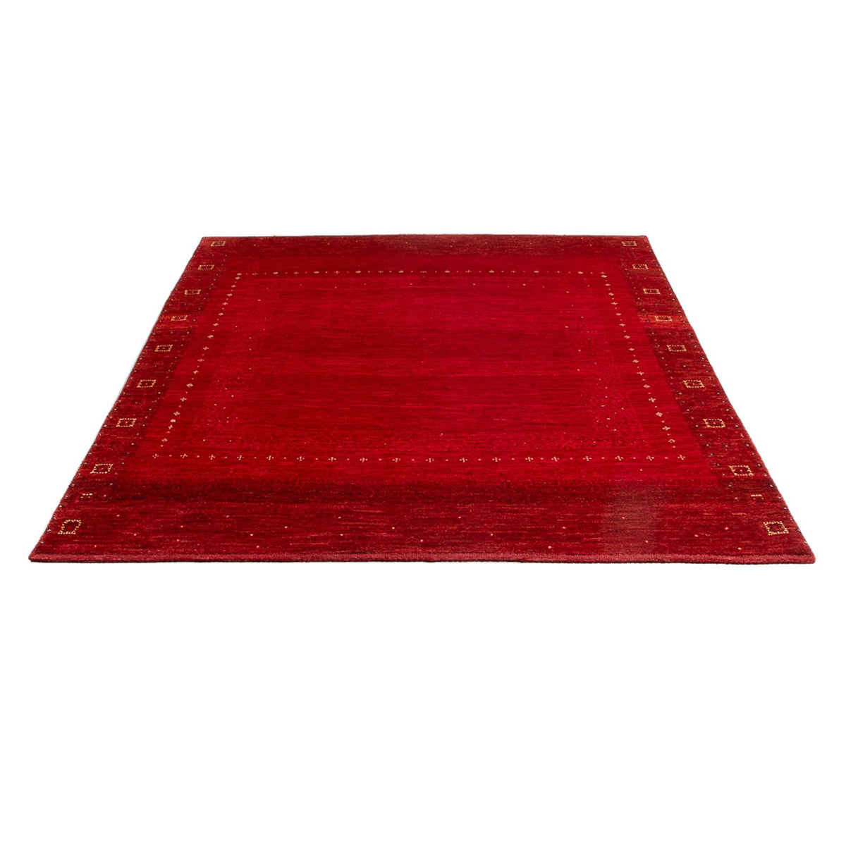 Tappeto Gabbeh - Persero - 193 x 150 cm - rosso