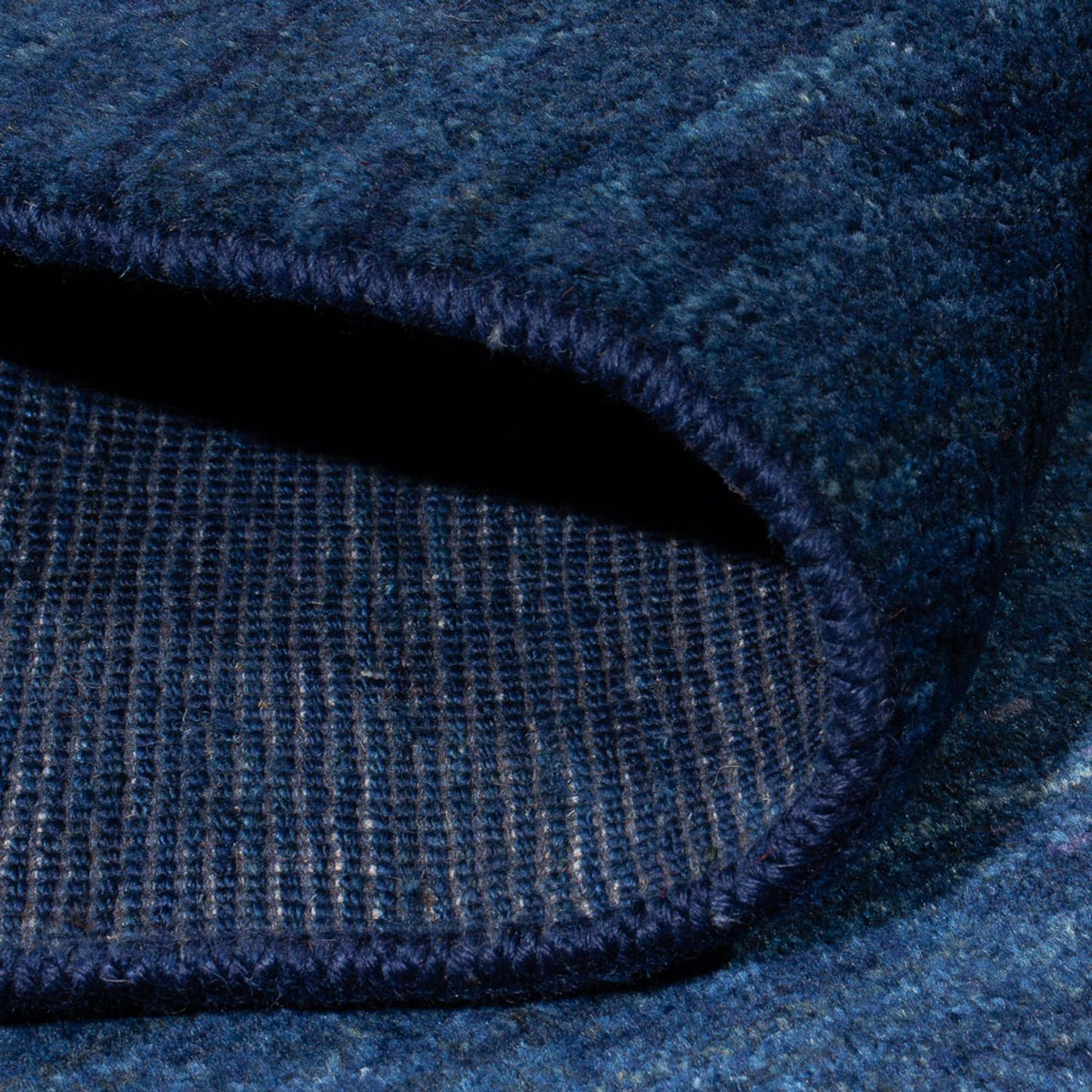 Tappeto Gabbeh - Persero - 188 x 149 cm - blu scuro