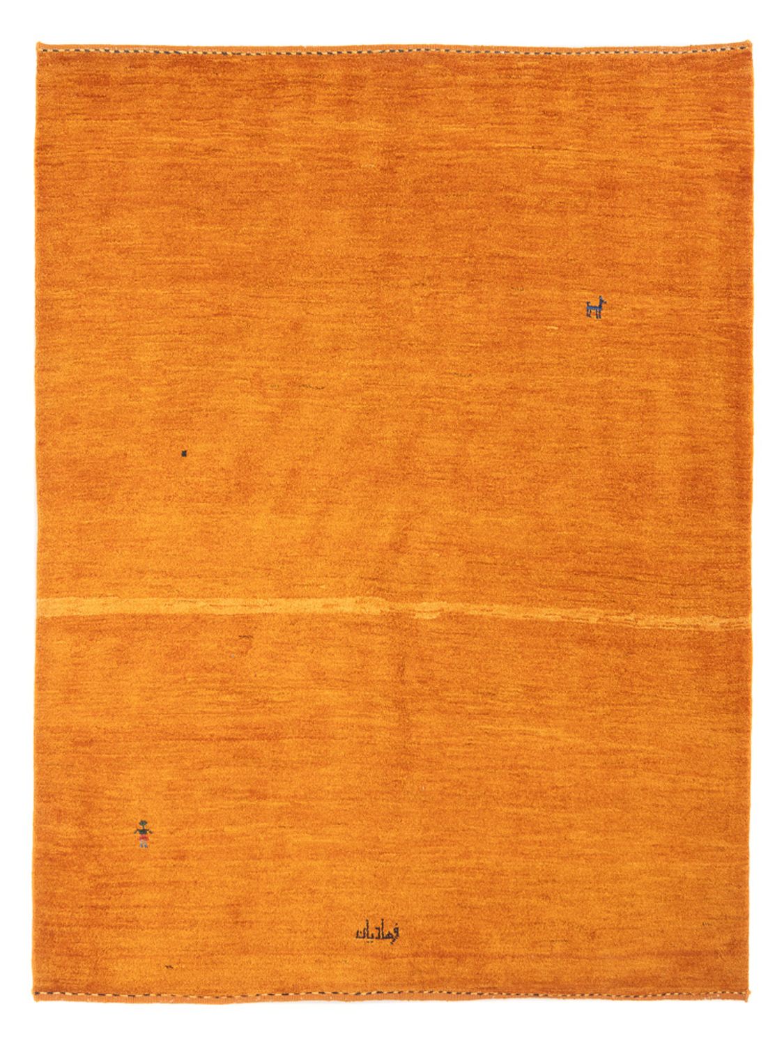 Tappeto Gabbeh - Persero - 187 x 150 cm - arancione