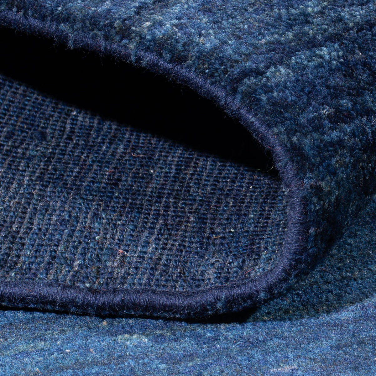 Tappeto Gabbeh - Persero - 188 x 147 cm - blu scuro