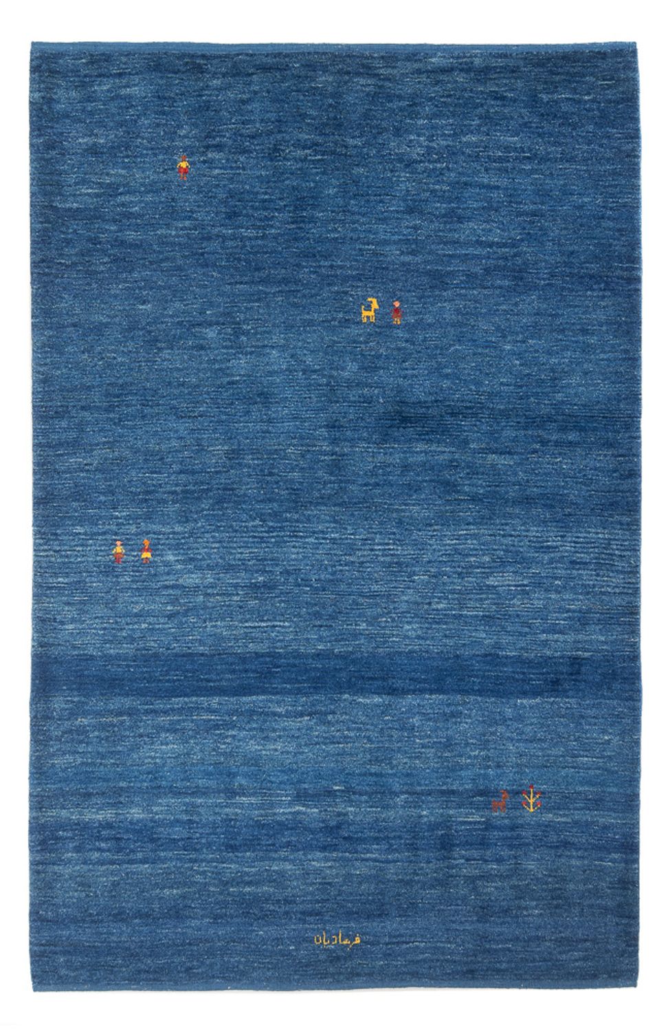 Tappeto Gabbeh - Persero - 205 x 145 cm - blu scuro
