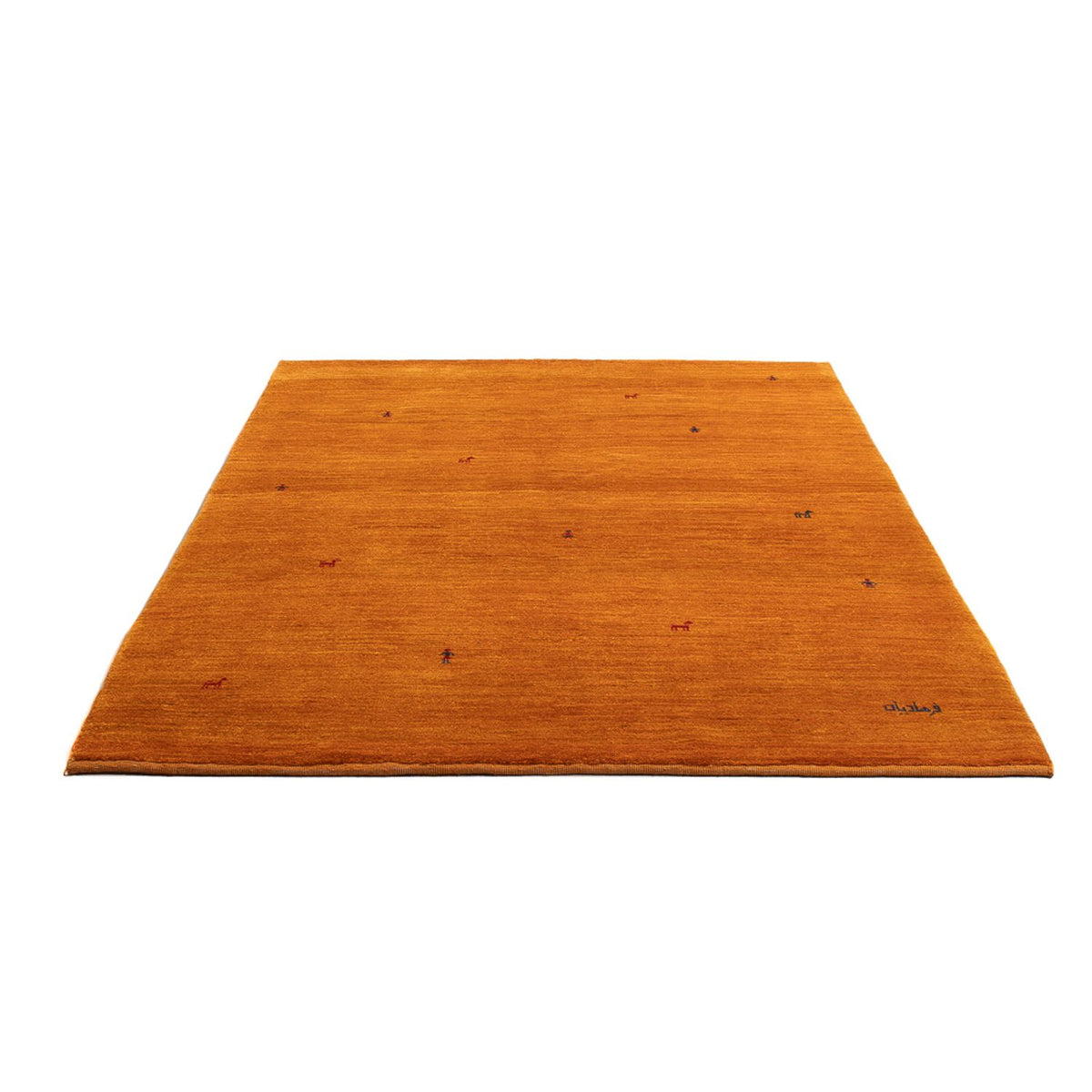 Tappeto Gabbeh - Persero - 202 x 140 cm - arancione