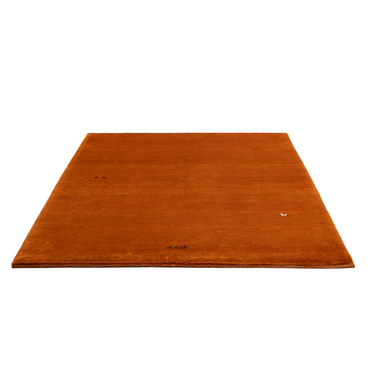 Tappeto Gabbeh - Persero - 193 x 153 cm - arancione