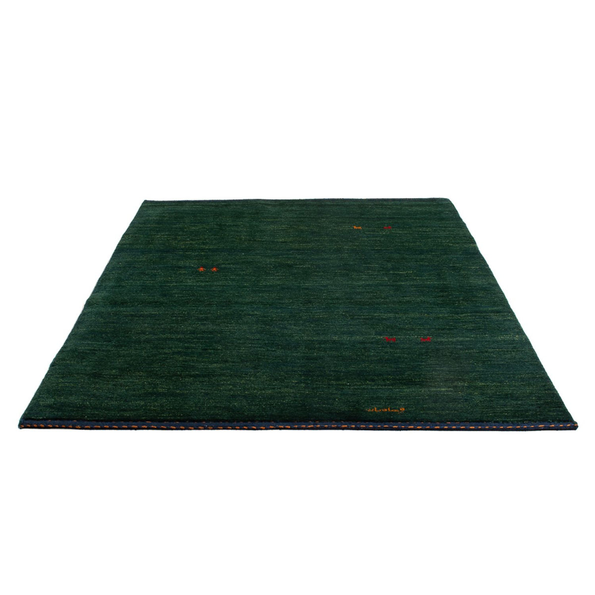 Tappeto Gabbeh - Persero - 205 x 140 cm - verde scuro