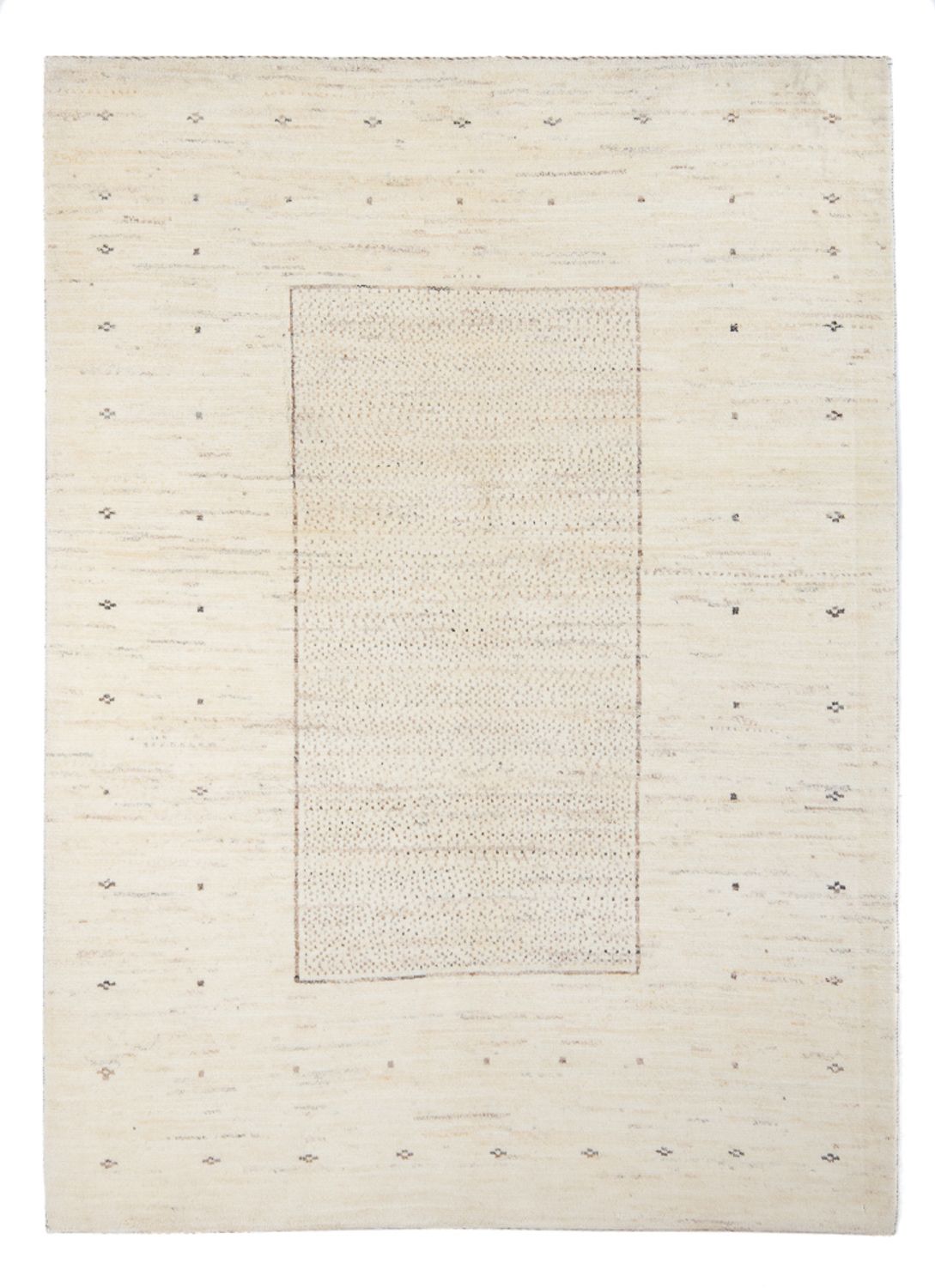 Tappeto Gabbeh - Persero - 192 x 140 cm - argento
