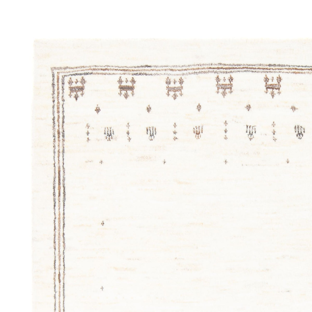 Tappeto Gabbeh - Persero - 198 x 150 cm - bianco