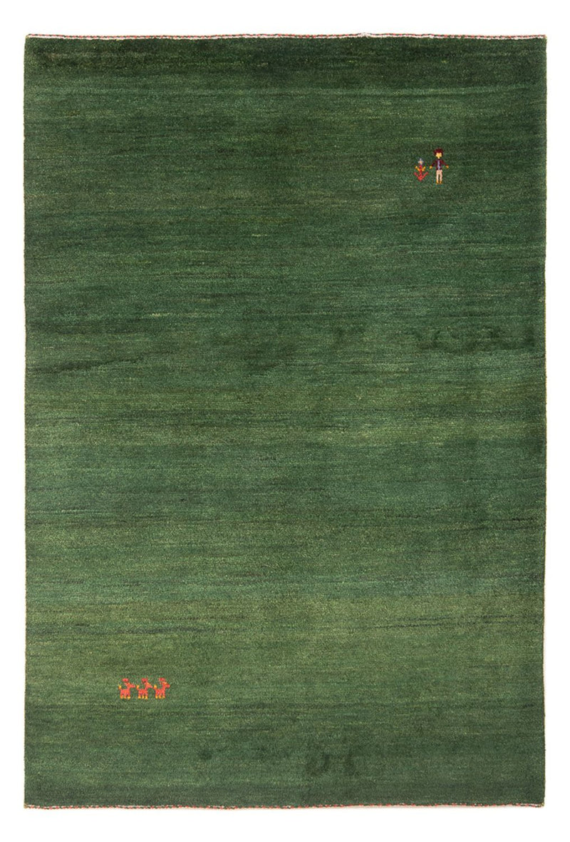 Tappeto Gabbeh - Persero - 203 x 147 cm - verde scuro