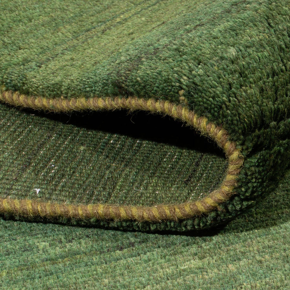 Tappeto Gabbeh - Persero - 203 x 147 cm - verde scuro