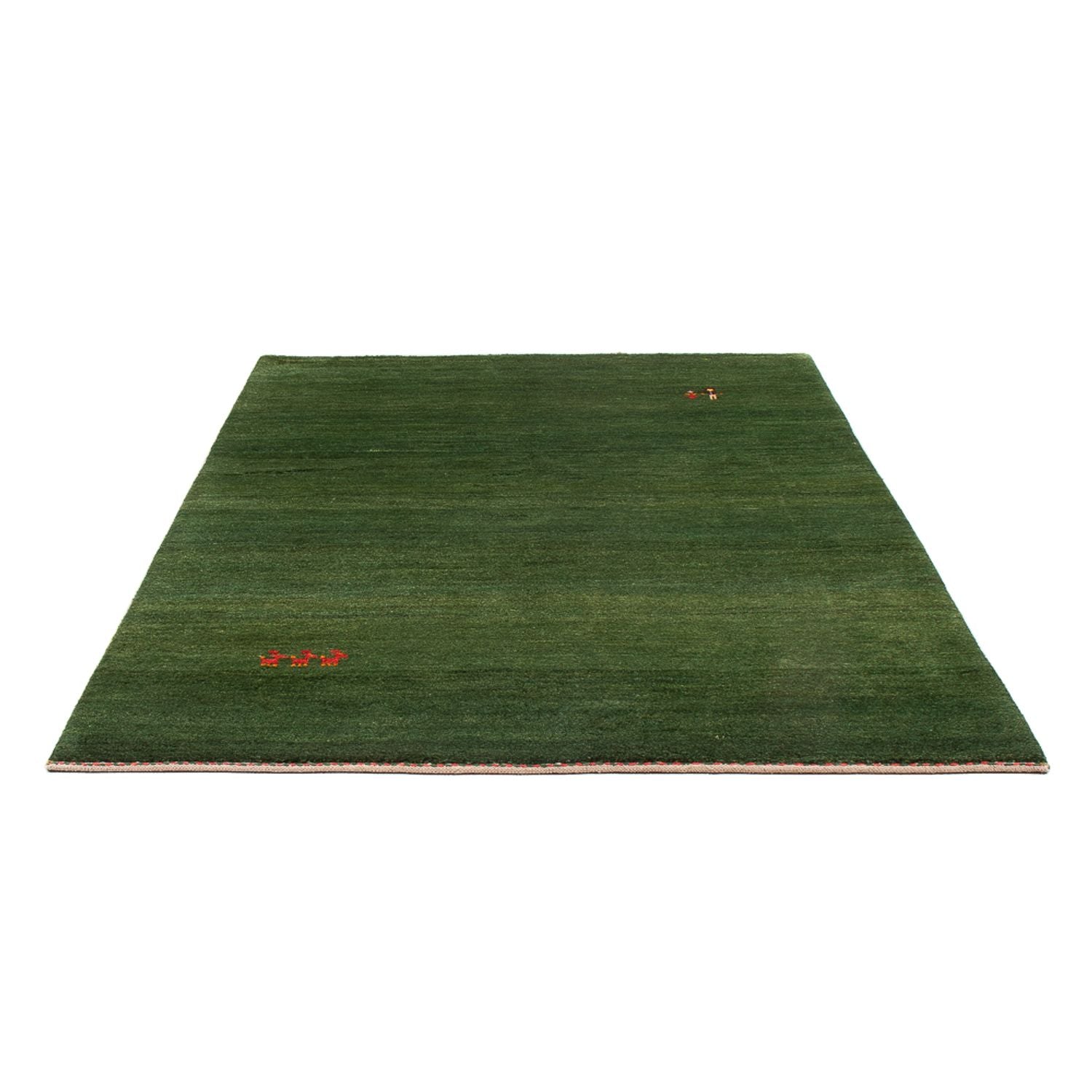 Tappeto Gabbeh - Persero - 203 x 147 cm - verde scuro